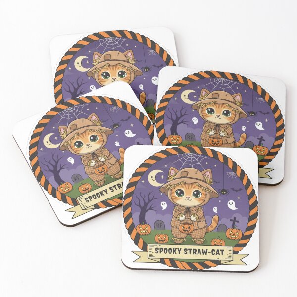 Item preview, Gatos halloween – Diseño de brujos felinos y fantasmas  designed and sold by Purrfect Studio.