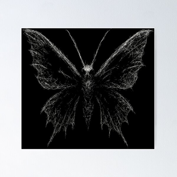 Item preview, Gothic Eerie Butterfly - Death’s Wings designed and sold by Mortisigil.
