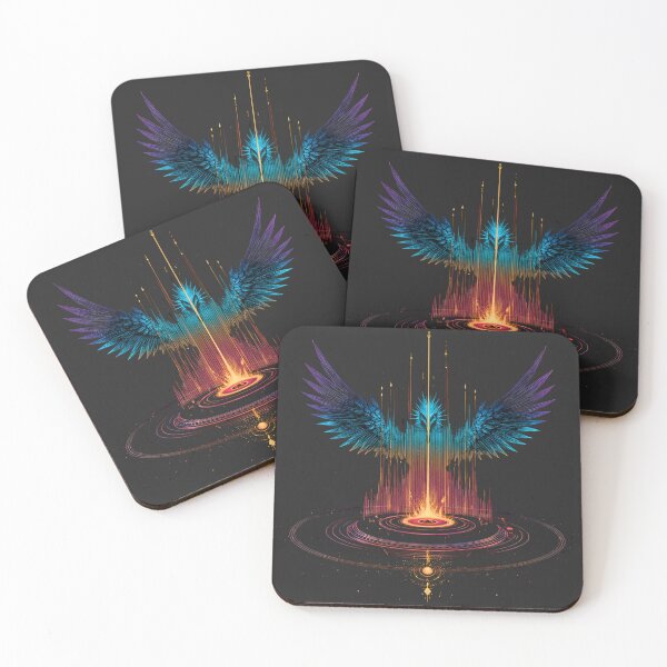 Item preview, “Rise. Pulse. Transcend.” designed and sold by MYTHIC PEEL STICKERS.