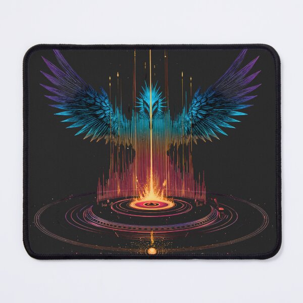 Item preview, “Rise. Pulse. Transcend.” designed and sold by MYTHIC PEEL STICKERS.