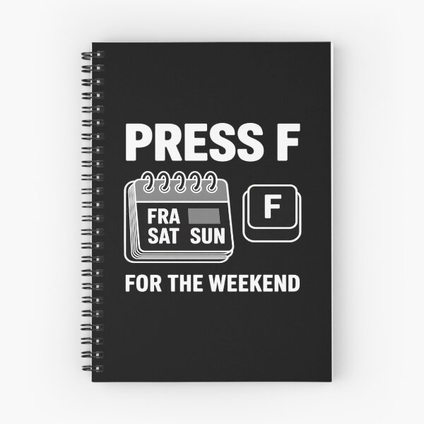 Item preview, Press F for the Weekend Calendar Key designed and sold by tabdejinti.