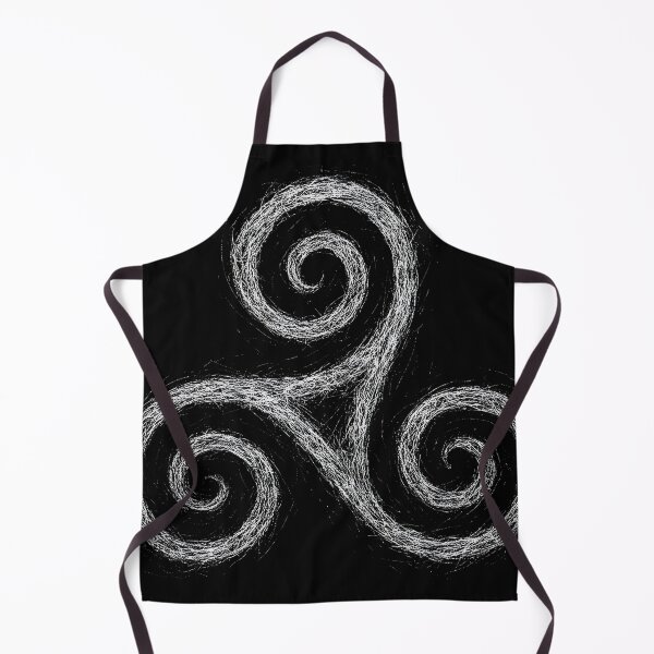 Item preview, Celtic Triskelion Scratchboard-Grunge Style designed and sold by Mortisigil.