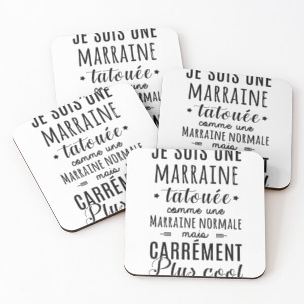 Item preview, Tattooed, godmother and 100% cool attitude, I am a tattooed godmother, downright cooler! designed and sold by Magounette.