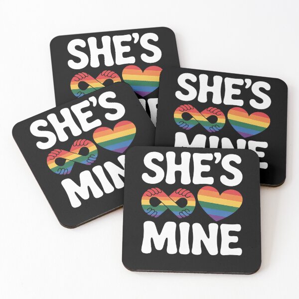Item preview, im hers shes mine matching for pride lesbian couples LGBTQ designed and sold by RayArmstrong.
