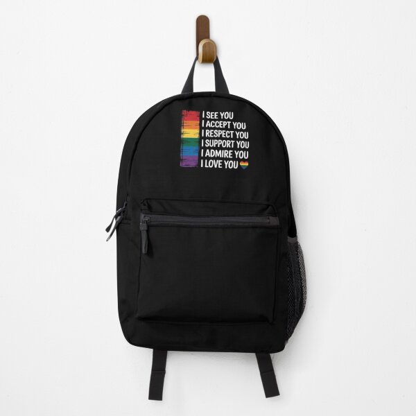 Item preview, I See Love Accept You LGBTQ Men Women Gay Rainbow Pride Flag designed and sold by DrewLeuschke.