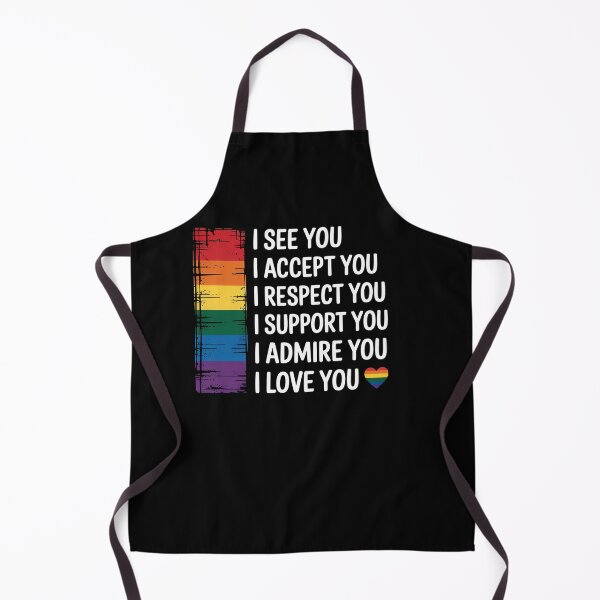 Item preview, I See Love Accept You LGBTQ Men Women Gay Rainbow Pride Flag designed and sold by DrewLeuschke.