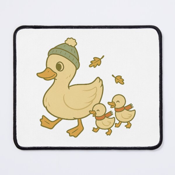 Item preview, Quackin’ Around the Christmas Tree – Duck Family Cheer designed and sold by SilknMarble.