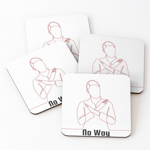 Item preview, No Way Minimal Outline Design designed and sold by NxtGenDesigns.