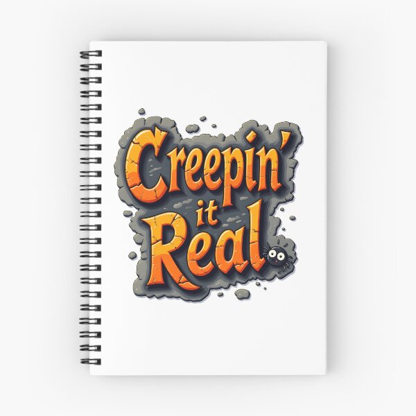 Item preview, Creepin’ It Real Halloween T-Shirt – Funny Spider Tee, Urban Street-Style Halloween Design designed and sold by relso.