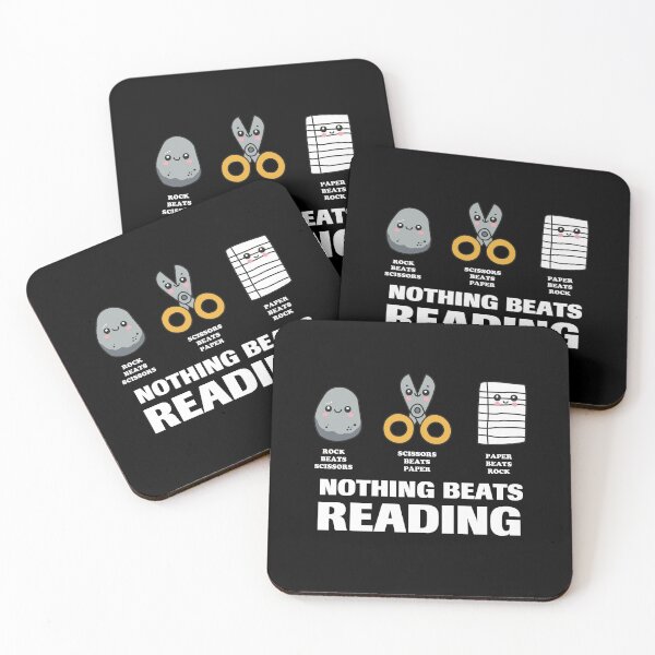 Item preview, Nothing Beats Reading Rock Paper Scissors designed and sold by NQArtist.