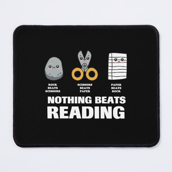 Item preview, Nothing Beats Reading Rock Paper Scissors designed and sold by NQArtist.
