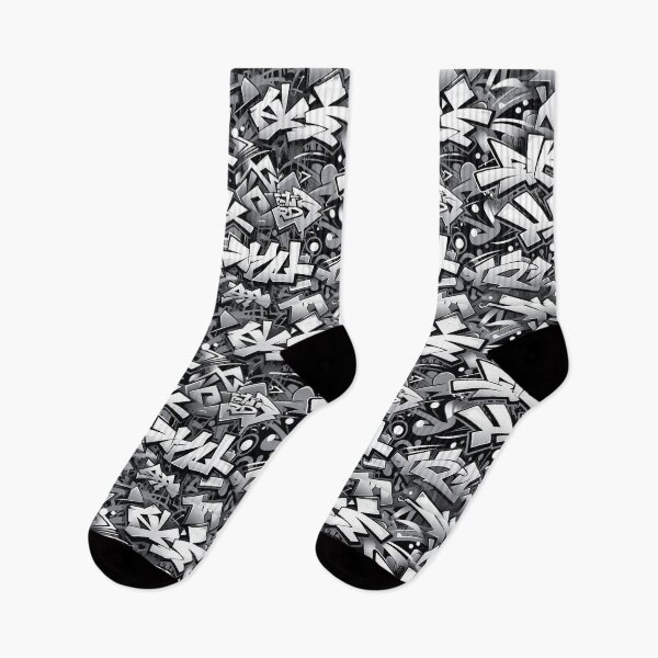 Item preview, Grafiti en blanco y negro 001 designed and sold by MMgoodzShop.