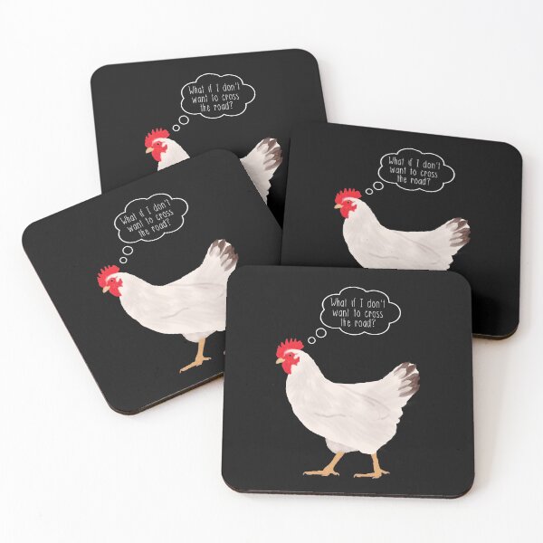 Item preview, Contemplative Chicken designed and sold by Amy Hadden.