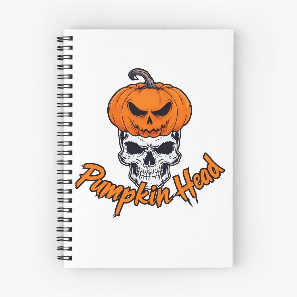 Item preview, Spooky Pumpkin Head Skull Design T-Shirt for Halloween Lovers designed and sold by FestivityFinds.
