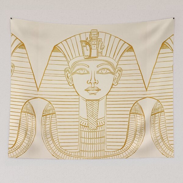 Item preview, Golden Sarcophagus — Pharaoh’s Regal Visage designed and sold by Artpulse shop.