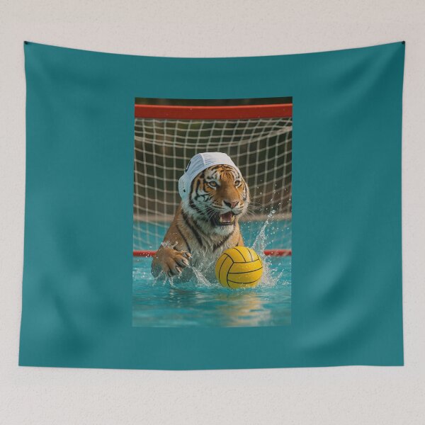 Item preview, Tiger Water Polo Goalie designed and sold by Tridentulus.