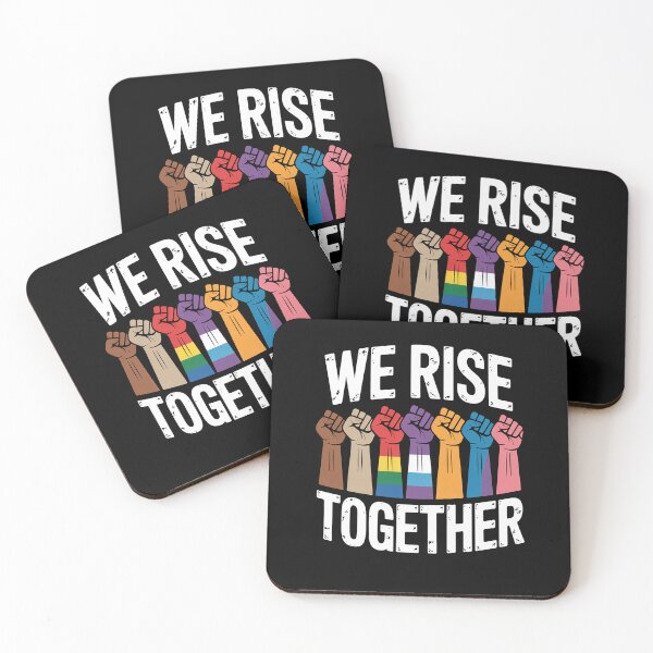 Item preview, We Rise Together Black LGBT Gay Pride Support LGBTQ Parade designed and sold by marcusry.