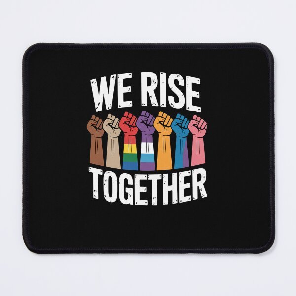 Item preview, We Rise Together Black LGBT Gay Pride Support LGBTQ Parade designed and sold by marcusry.