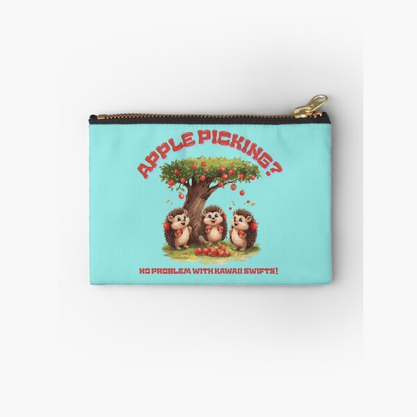 Item preview, Apple picking? No problem with kawaii swifts! designed and sold by Newprojectart.