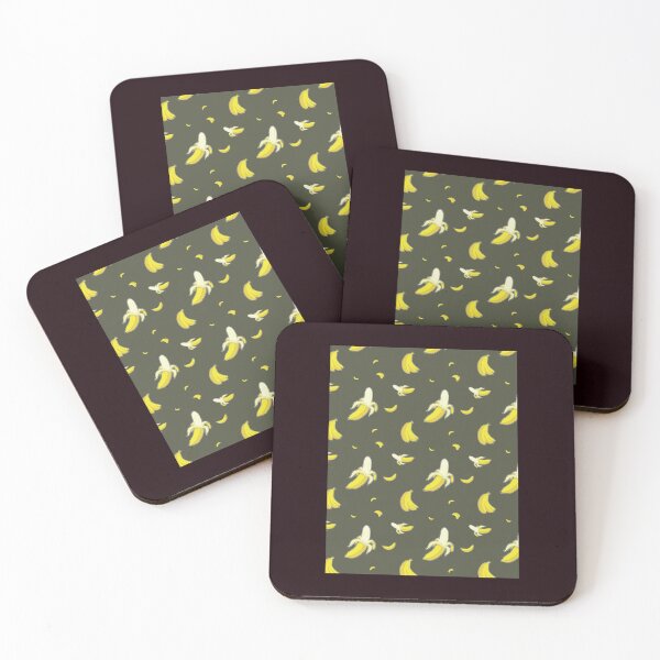 Item preview, Bananas on the Mind - Pattern on Army Green Graphic  designed and sold by SalBedes.