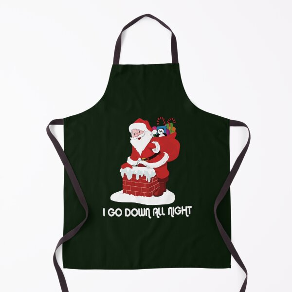 Item preview, I Go Down All Night Crude Dirty Funny Christmas Santa Shirt designed and sold by SalBedes.