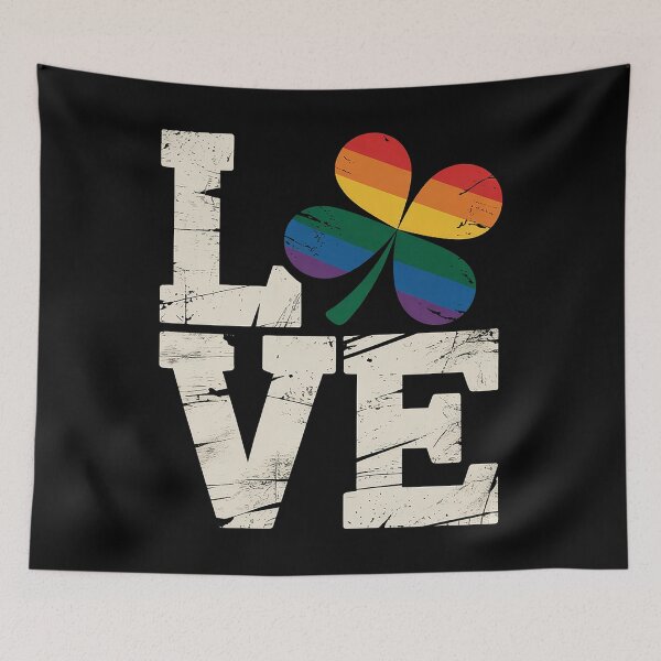 Item preview, St Patricks Day Gay Pride Love LGBT Irish designed and sold by marcusry.