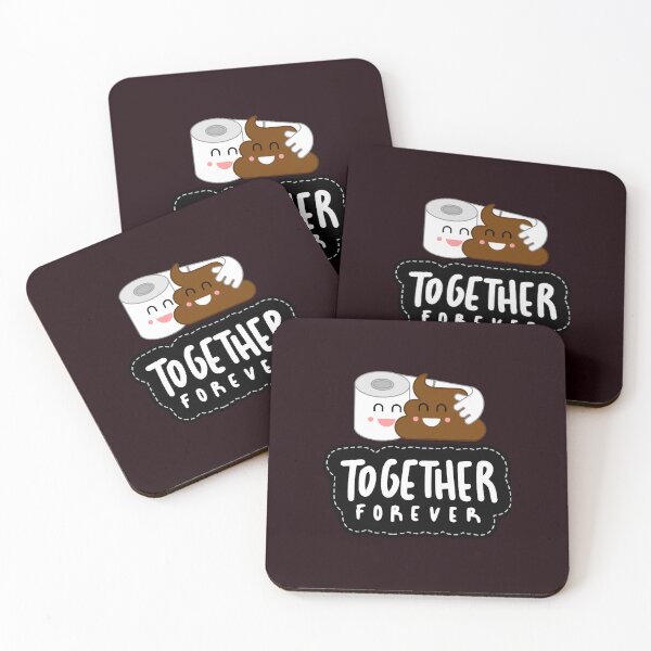 Item preview, Poop Emoji and Toilet Tissue Together Forever-Cute Couple designed and sold by SalBedes.