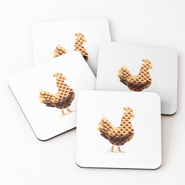 Item preview, Chicken & Waffles 3D Art designed and sold by WolfmanProphecy.