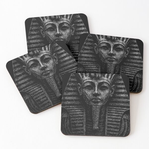 Item preview, Grunge Tutankhamun Mask - Pharaoh of Shadows designed and sold by Mortisigil.