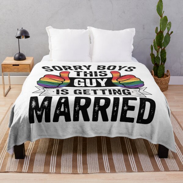 Item preview, Sorry Boys This Guy Is Getting Married Funny LGBT Gay Pride designed and sold by RayArmstrong.