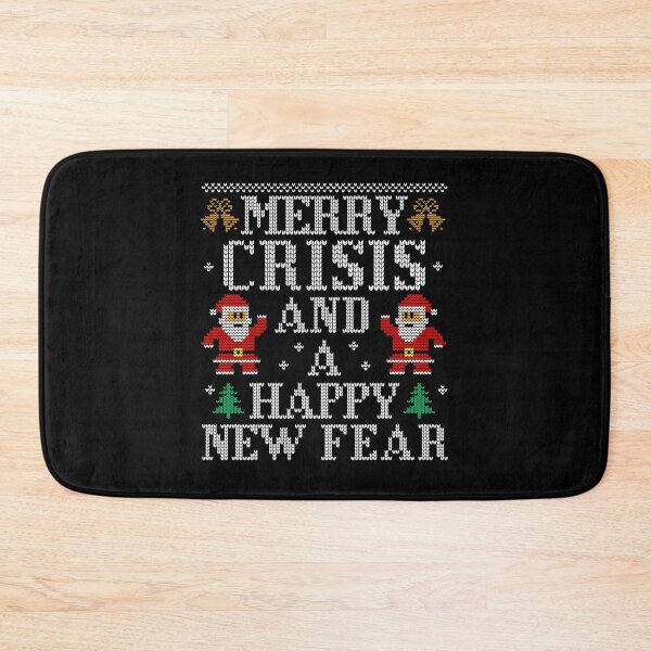 Item preview, Merry Crisis and a Happy New Fear Ugly Christmaser designed and sold by Casenriddle.