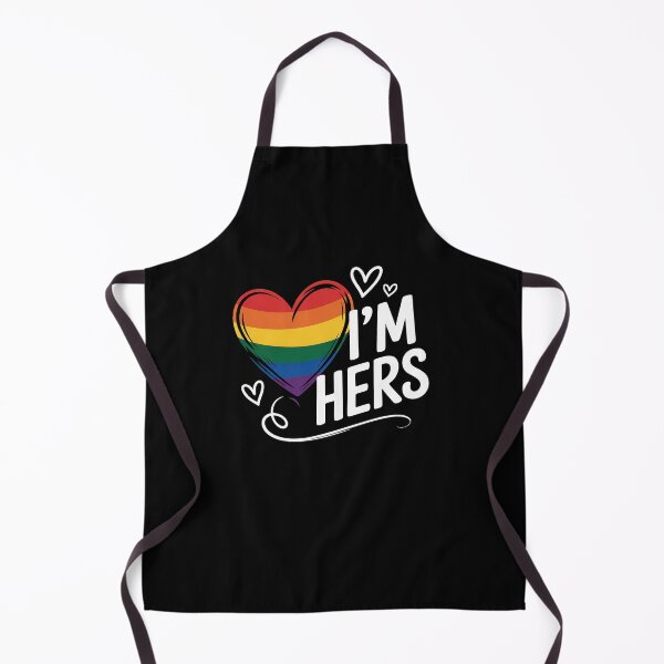 Item preview, Rainbow LGBT Heart I'm hers for couples Gay, Lesbian designed and sold by AmparoBoyle.