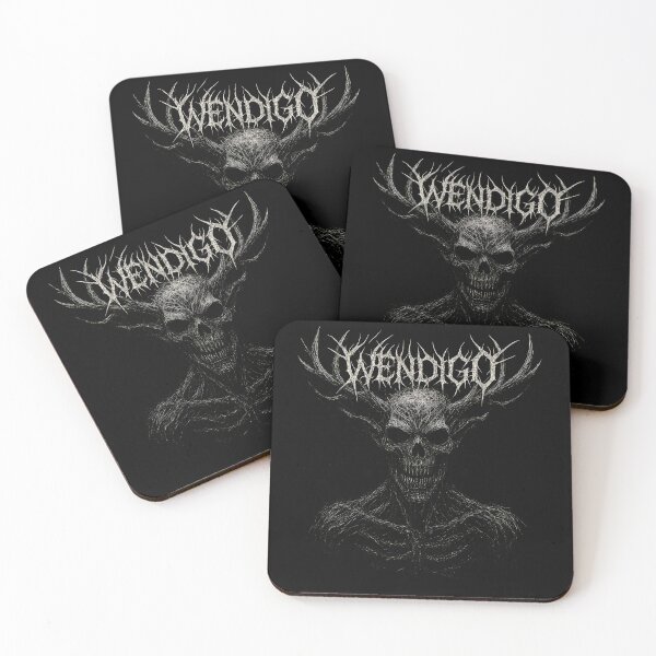 Item preview, Wendigo – Horror Folklore Demon Skull Design designed and sold by Mortisigil.