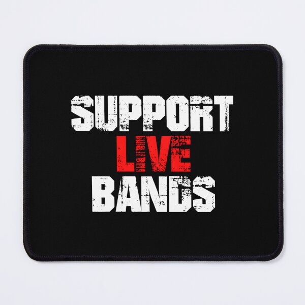 Item preview, Support Live Bands designed and sold by VerdantInk.