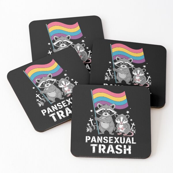 Item preview, Pansexual Trash Raccoon Opossum Funny LGBTQ Pan Pride designed and sold by RayArmstrong.