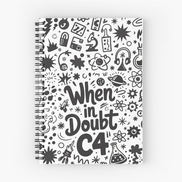 Item preview, When In Doubt C4 – Funny Science Chemistry Humor designed and sold by RogueDroid.