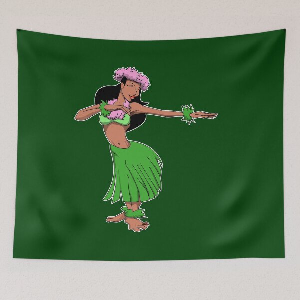 Item preview, Hula Dancer designed and sold by wickedcartoons.