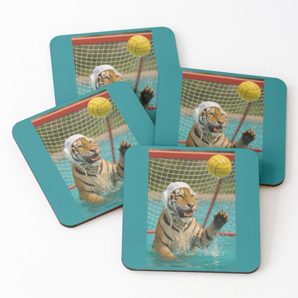 Item preview, A Tiger Plays Water Polo designed and sold by Tridentulus.