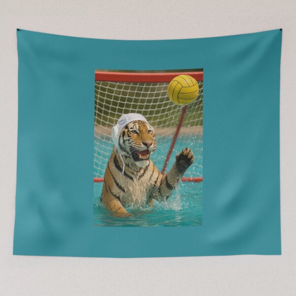Item preview, A Tiger Plays Water Polo designed and sold by Tridentulus.