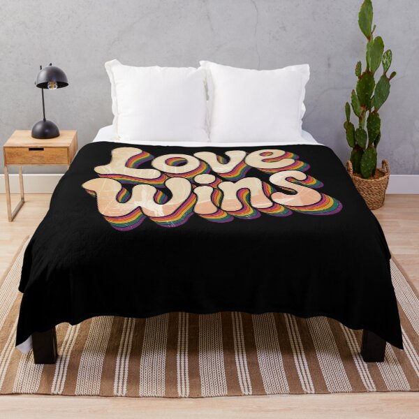 Item preview, LGBTQ Love Wins Gay Pride LGBT Ally Rainbow Flag Vintage designed and sold by DrewLeuschke.