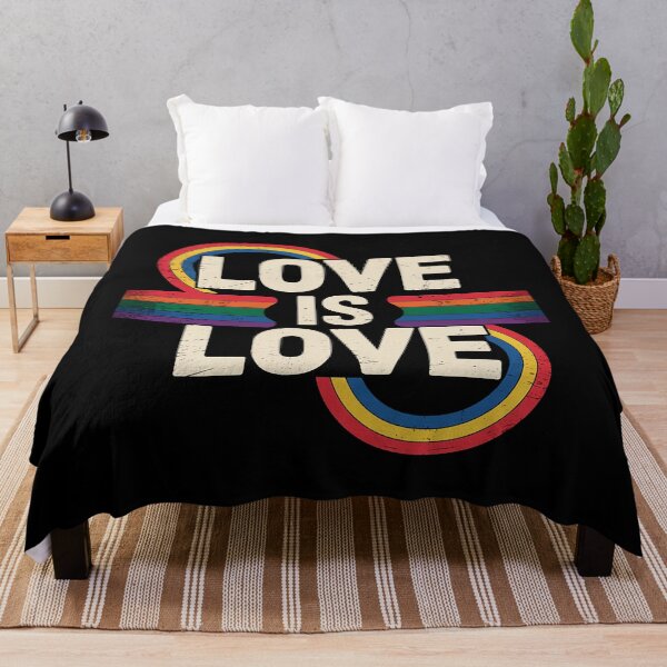 Item preview, LGBTQ Love Is Love Gay Pride LGBT Ally Rainbow Flag designed and sold by MinaReinger.