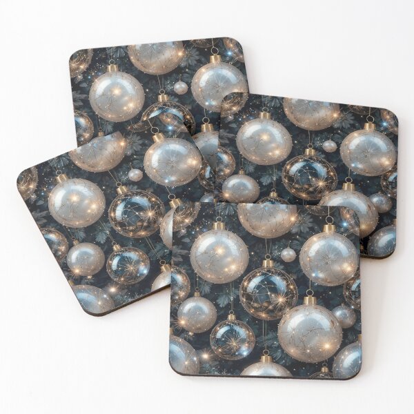 Item preview, Elegant Christmas Ornaments designed and sold by InezPhotography.