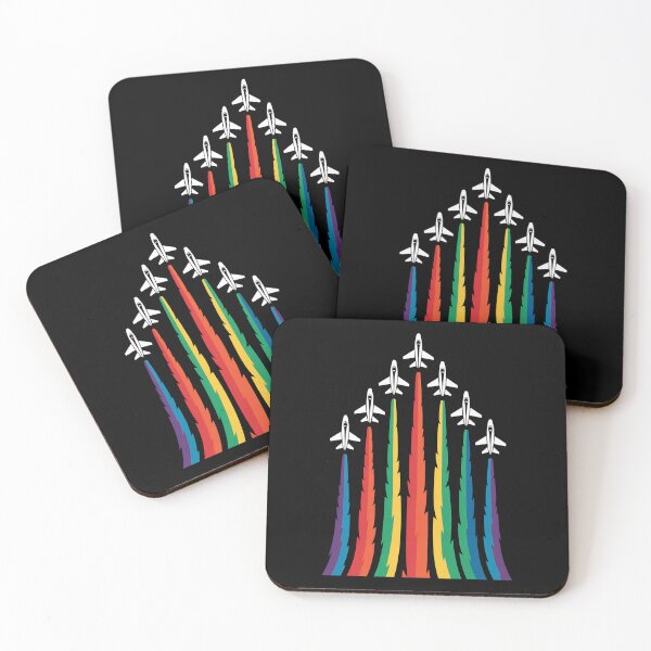 Item preview, LGBTQ Air Force Flyover LGBT Gay Airplane Pilot designed and sold by RayArmstrong.