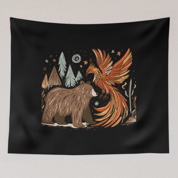 Item preview, Bear And Phoenix designed and sold by Pastiesstore61.