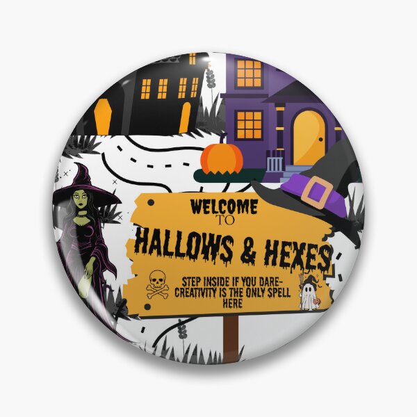 Item preview, Hallows & Hexes | Spooky Gothic Witch Aesthetic Halloween Design designed and sold by VibeCraftique.