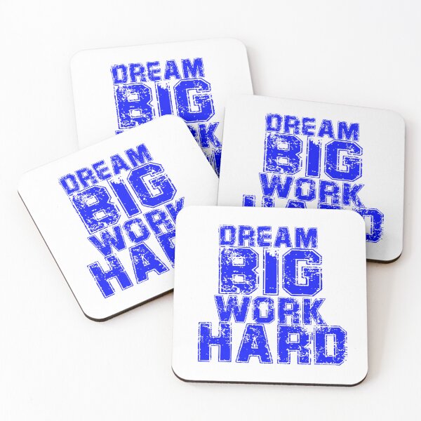 Item preview, Dream Big Work Hard designed and sold by RubelDesigns.