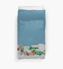 I thought they smelled bad on the outside! Duvet Cover