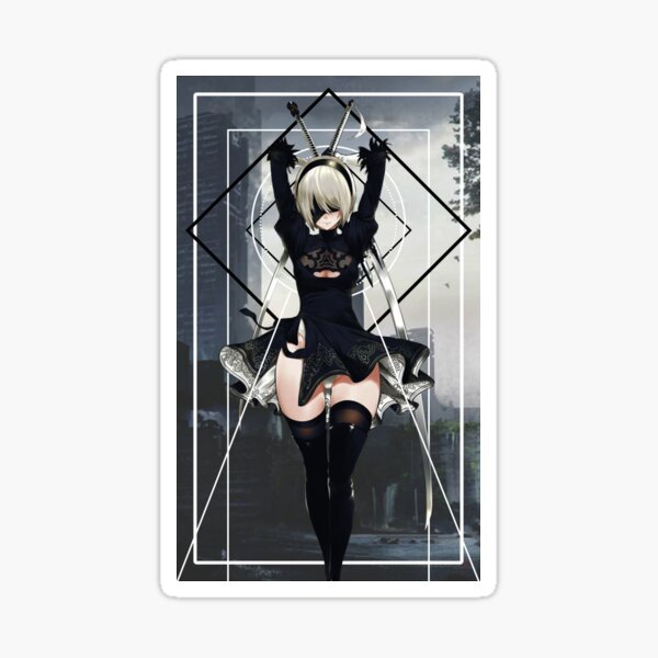 2B - Tarot Card Design Sticker