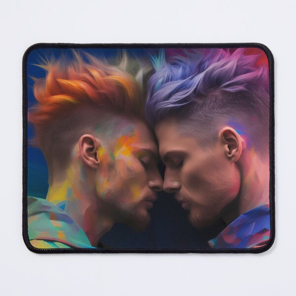 Item preview, Spectrum Embrace: Fierce Love and Vivid Identity - Gay Art designed and sold by Gaywall Gallery.