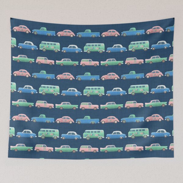 Item preview, Vintage Retro Classic Toy Cars for Baby Nursery, Kids Playroom, Man Cave Decor designed and sold by piptompatternco.